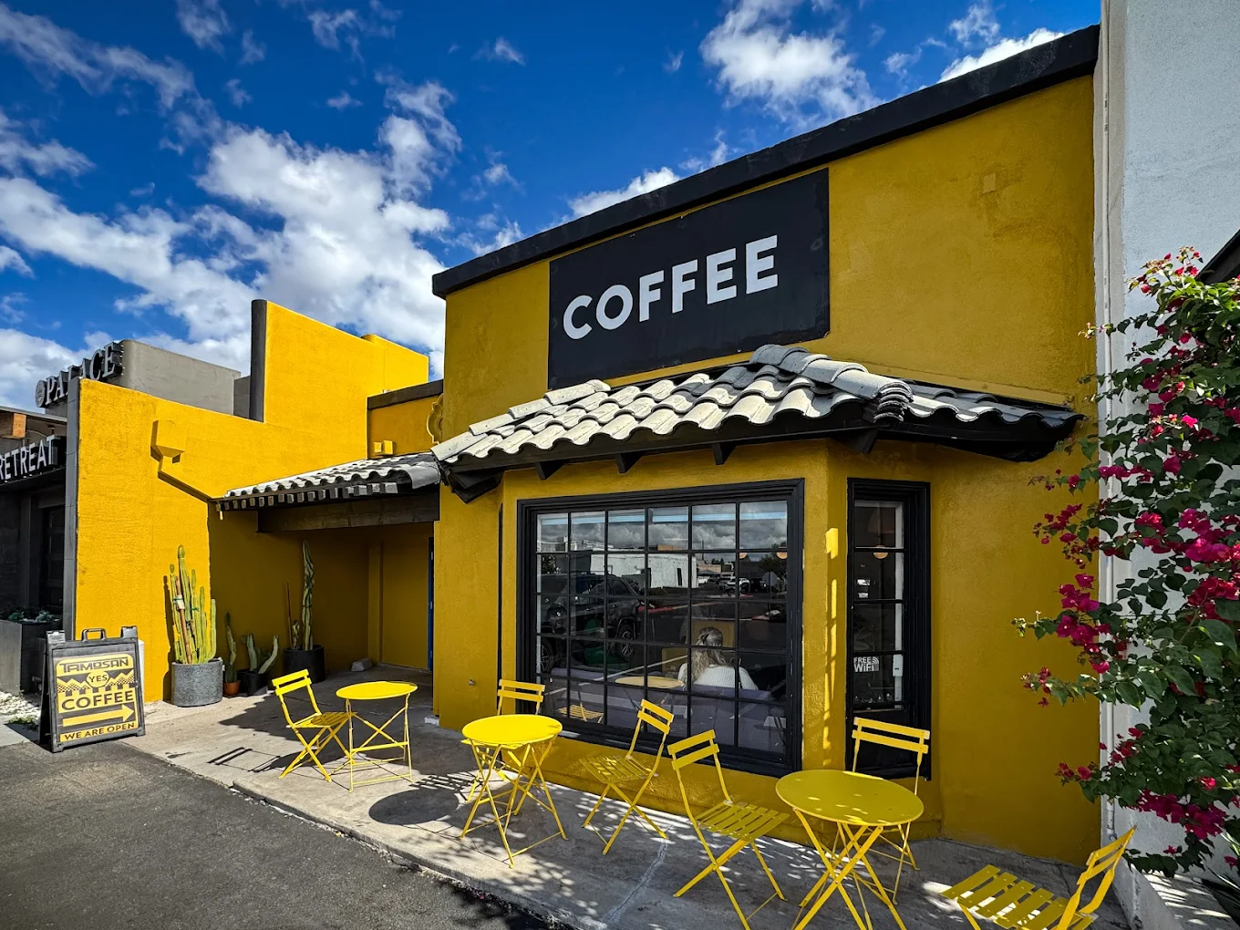 Tamosan yellow storefront