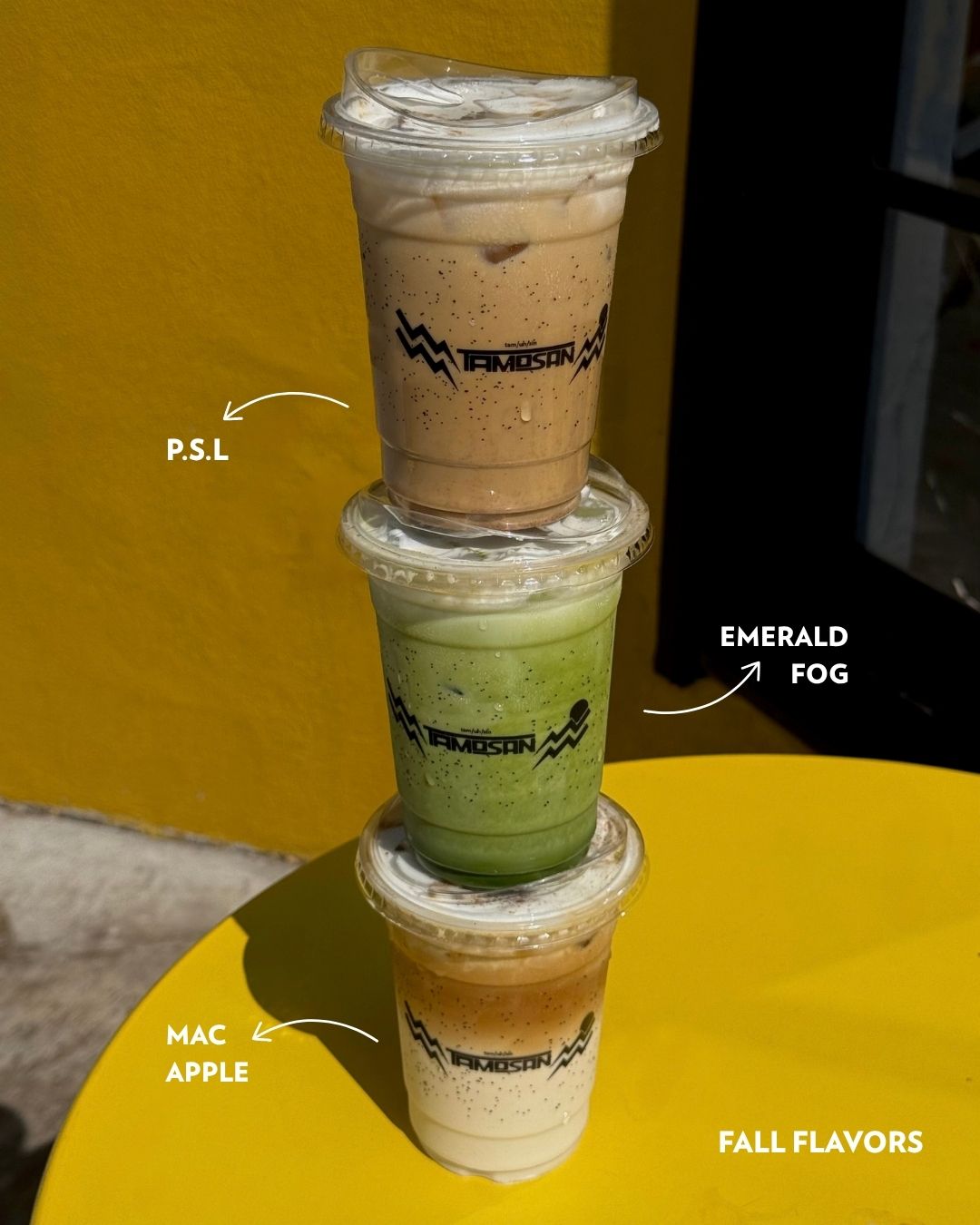 An iced specialty drink made at Tamosan Coffee Lounge in Scottsdale