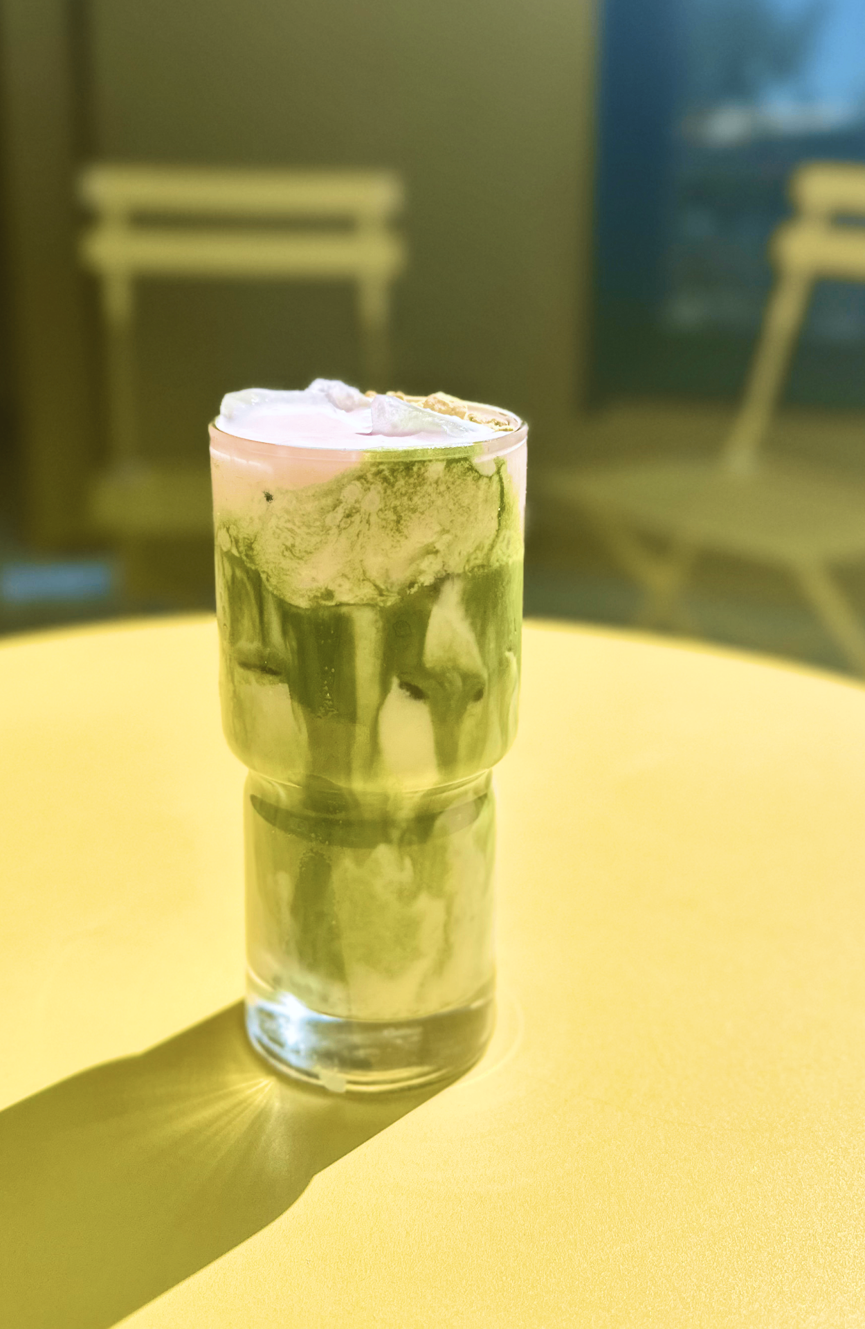 An iced specialty drink made at Tamosan Coffee Lounge in Scottsdale