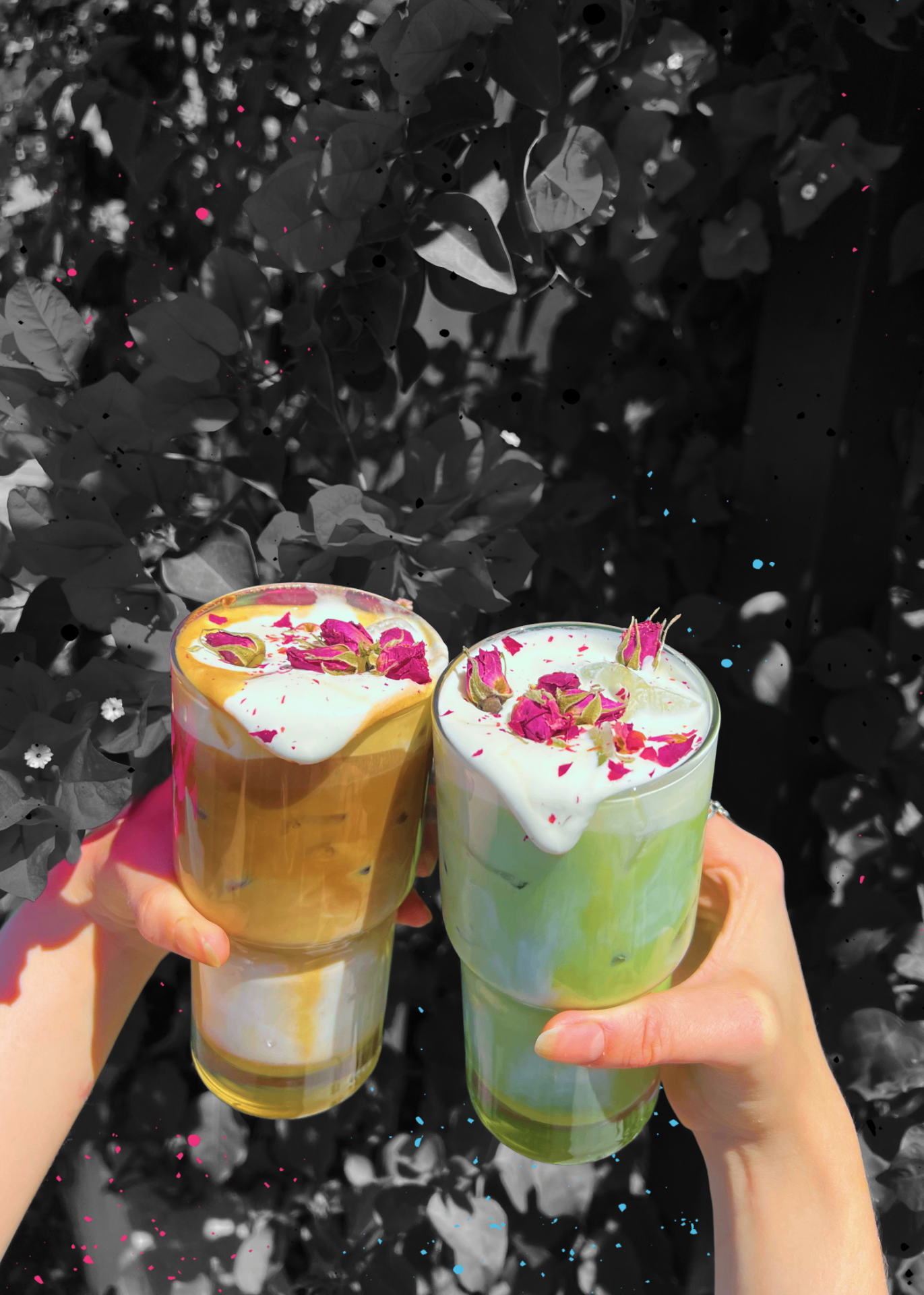 An iced specialty drink made at Tamosan Coffee Lounge in Scottsdale